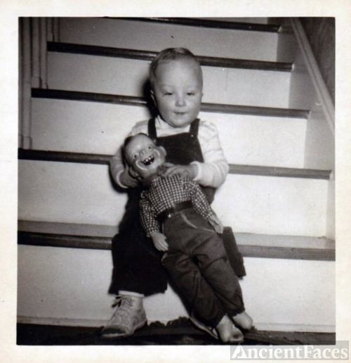 Howdy Doody and a Baby
