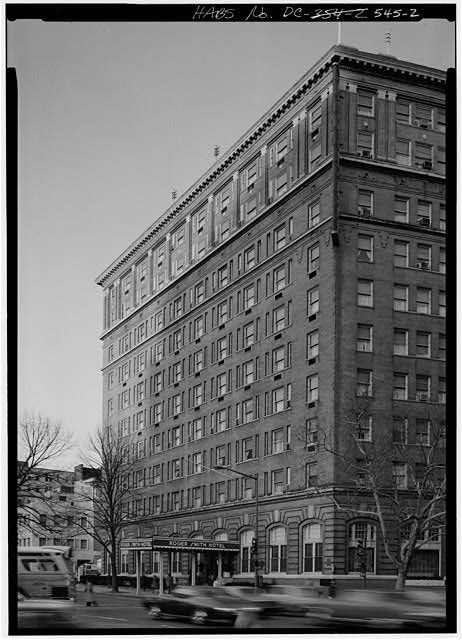 2. WEST FACADE (OBLIQUE VIEW) - Powhatan Hotel,...