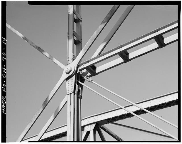 14. Typical pin connection of eye bars, diagonal tension...