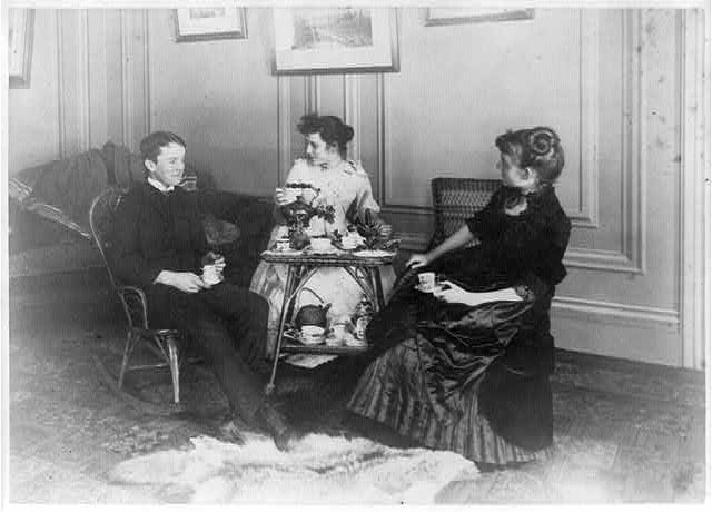 [Frances Benjamin Johnston, full lgth., seated, having...