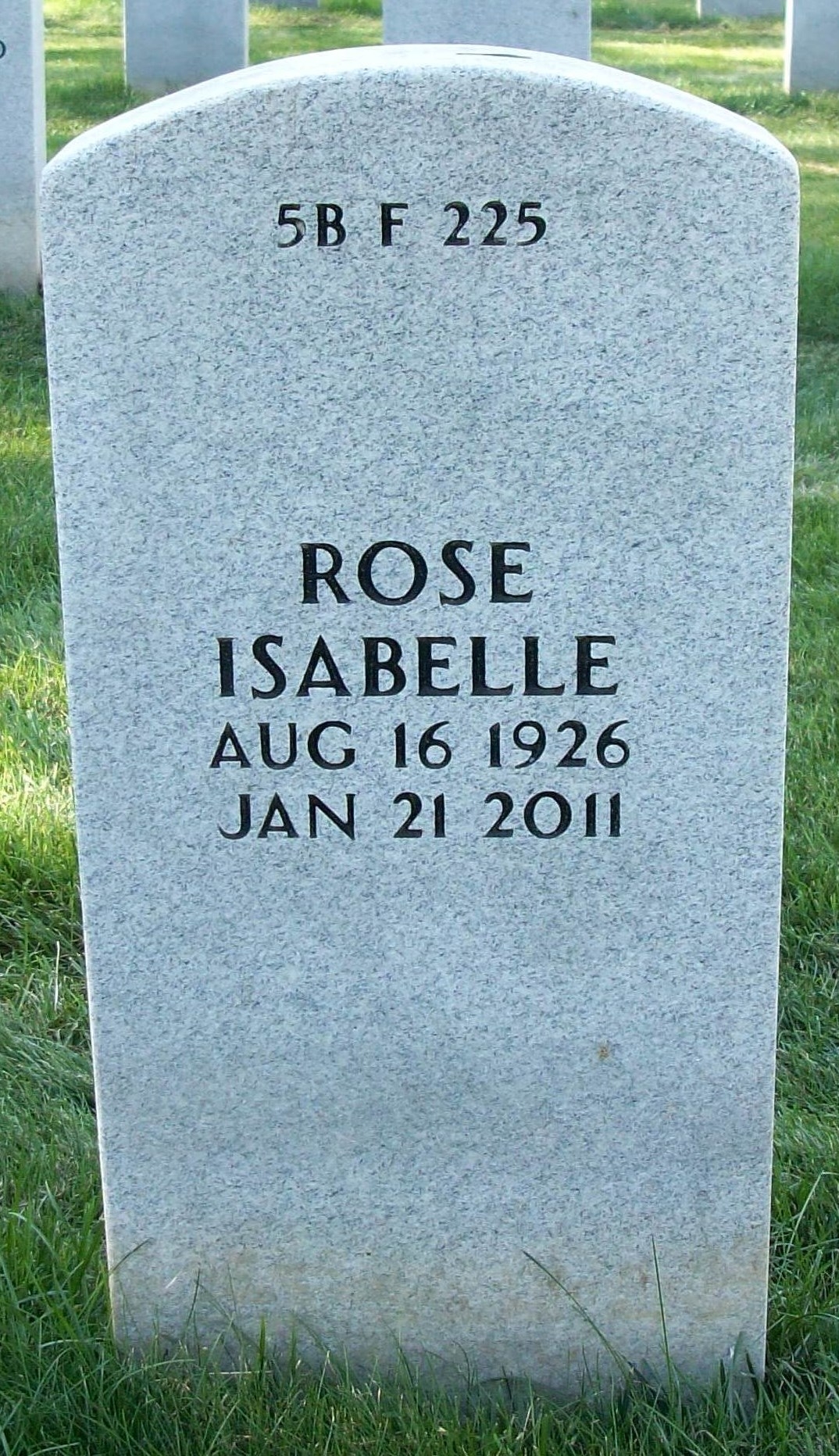 Rose Condino Isabelle gravesite