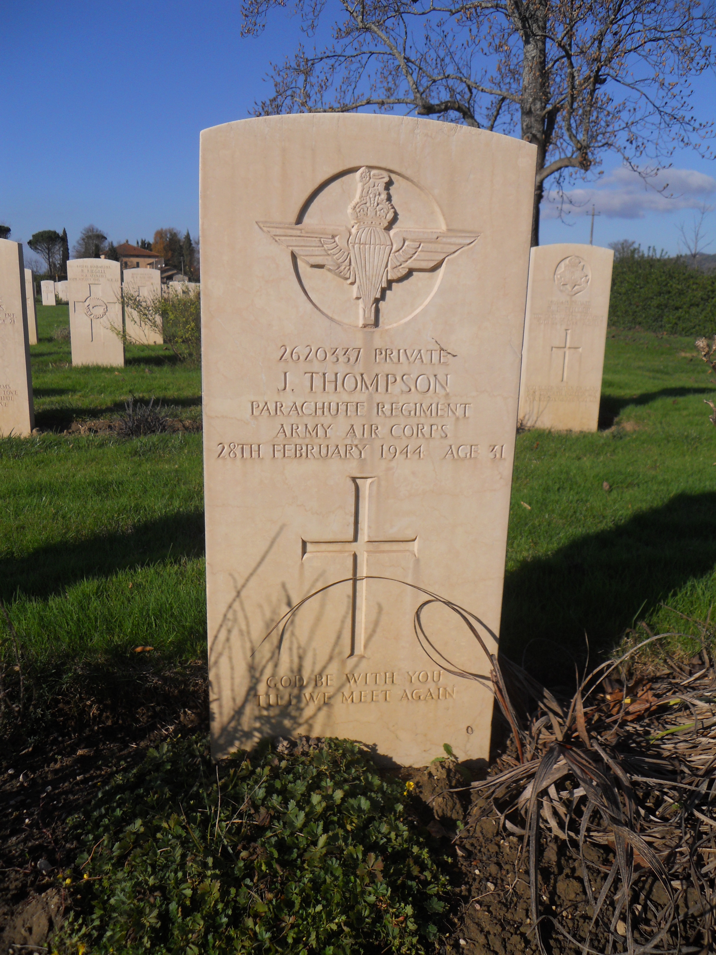 John  Thompson gravesite