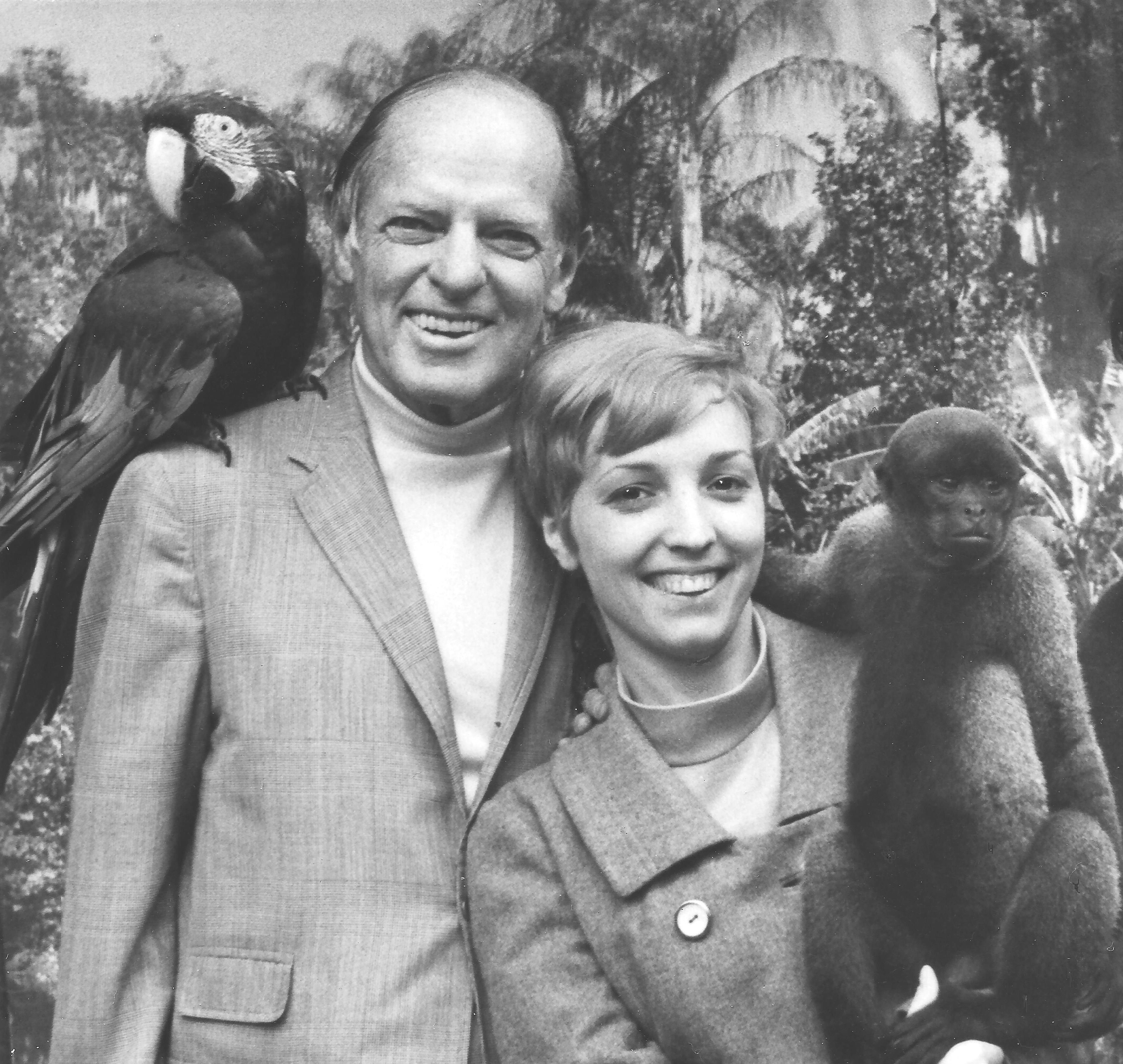 After lunch with Sheilah Graham we went to the zoo in London.