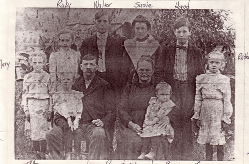 James Reno BURRIS family about 1904 - Jackson Co. TN