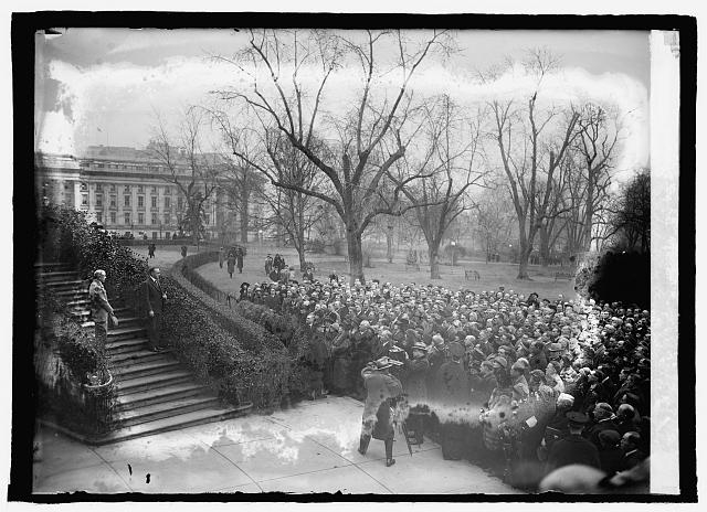 Coolidge addressing American Assn. for Advancement of...