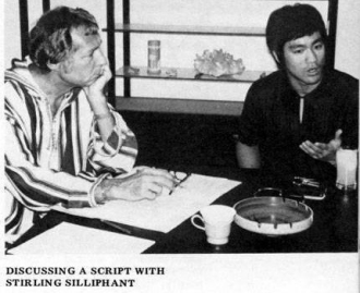 Stirling Silliphant and Bruce Lee.