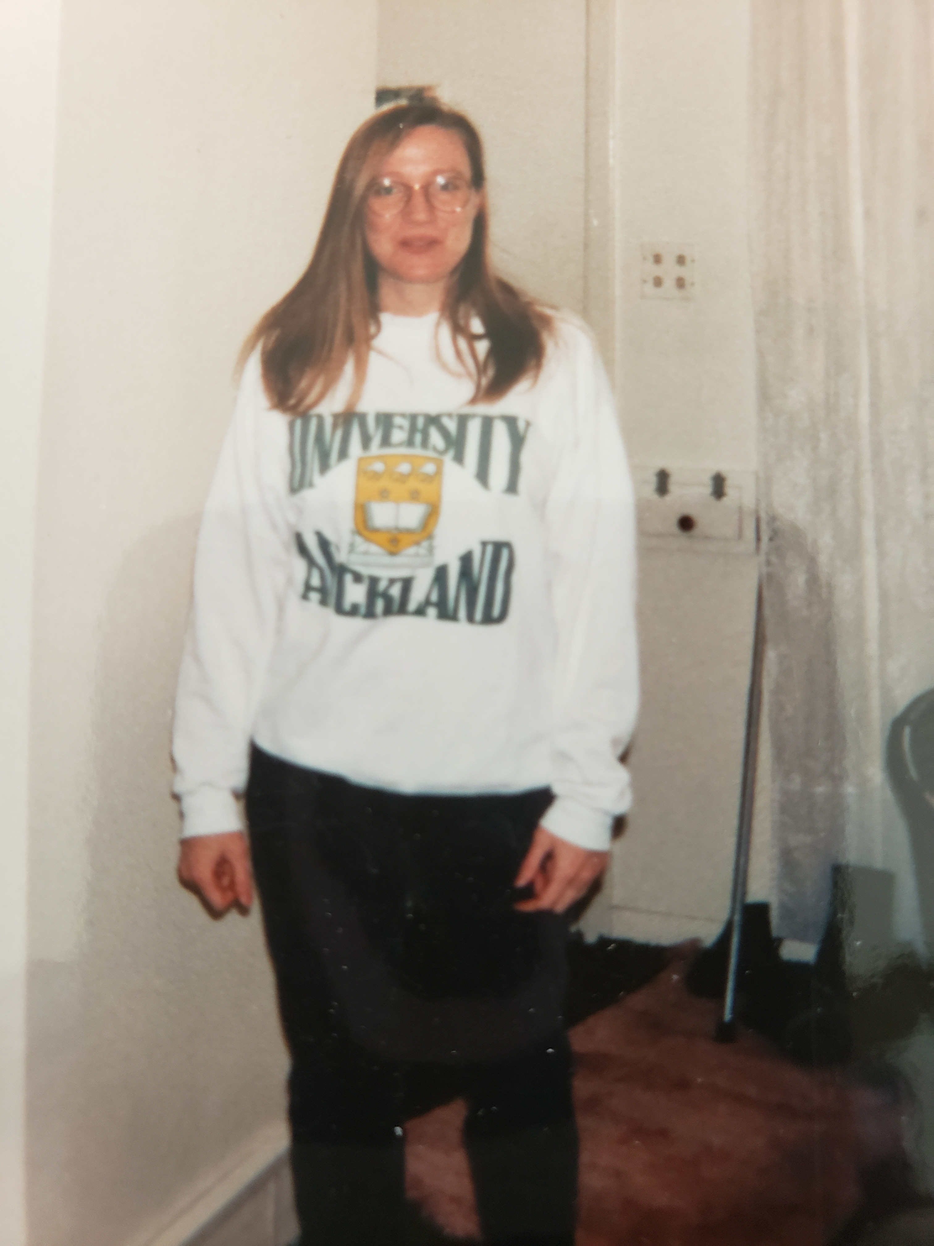 Joanne at home in Oak Park