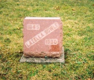 Lazella Crockett gravestone