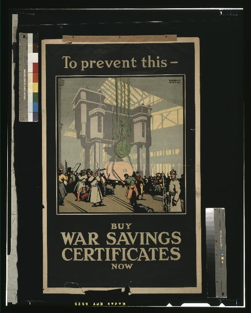 To prevent this - buy war savings certificates now / F....