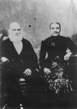 Caleb Clark Baldwin and wife Ann Eliza Robinson
