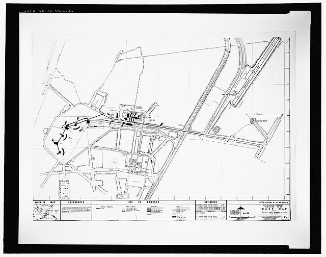 106. Air defense command "master plan", base map," RCA...
