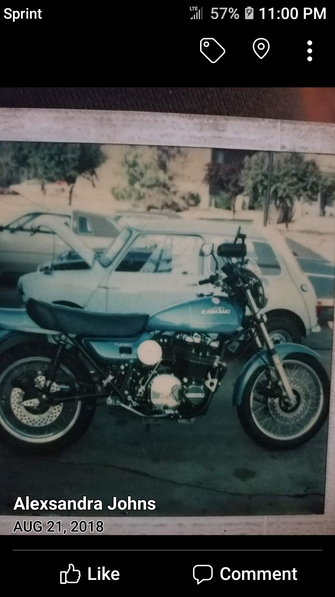 The motorcycle 