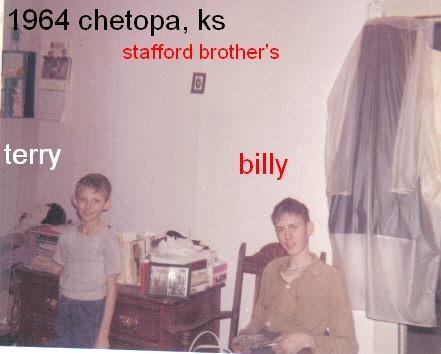 terry and billy stafford 1964 Kansas