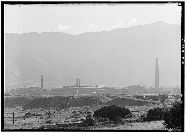 1. August 1972. TOOELE SMELTER, GENERAL VIEW FROM WEST. -...