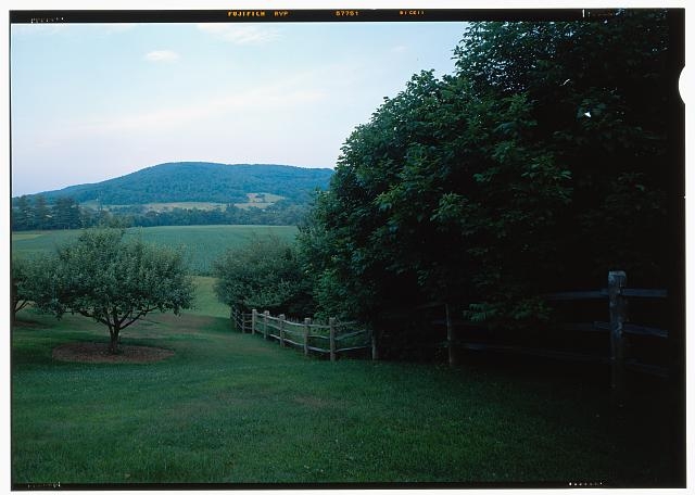 60. View of the big meadow of the Billings Farm & Museum,...