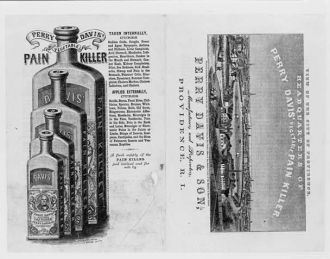 Patent medicine labels for Perry Davis & Son