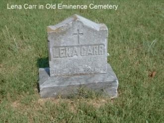 Headstone of Lena O'Brien Carr