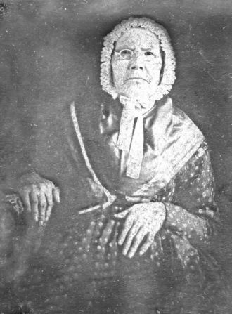 unidentified elderly woman