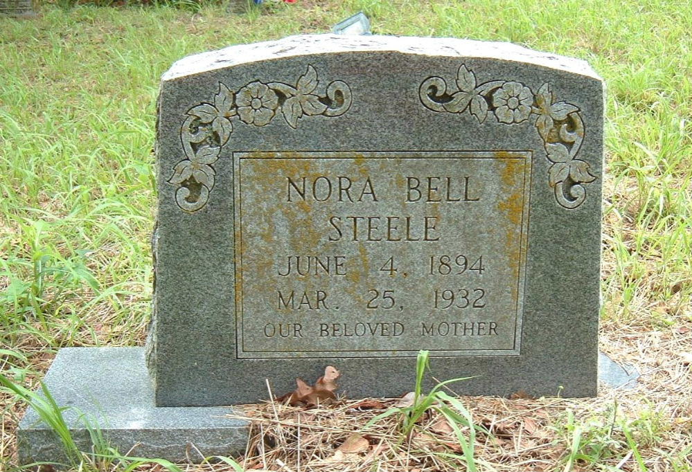 Nora Bell (Blackshear) Steele gravesite