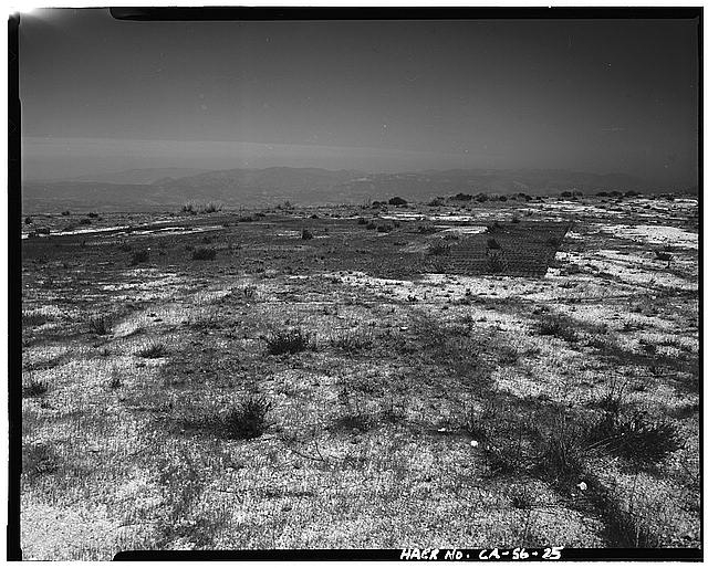 25. VIEW OF HELIPAD WITH STEEL MESH AT RADAR SITE,...