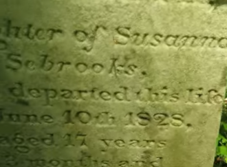 Sebrooks Family Elizabeth, d. June 10 1828 daughter of Susanna Sebrooks