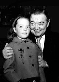 Catharine (Daughter) and Peter Lorre (Father).