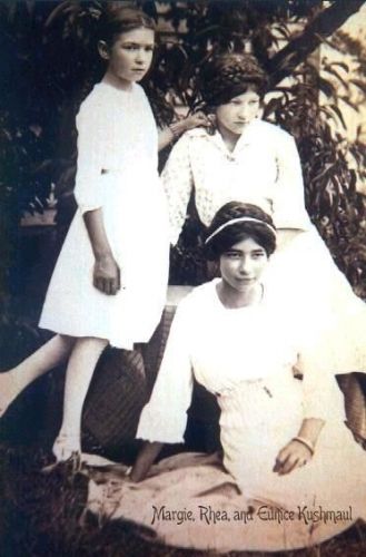 Margie, Eunice, & Rhea Kushmaul, 1912