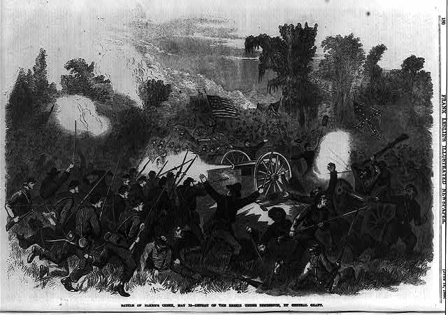 Battle of Baker's Creek, May 16 - defeat of the rebels...