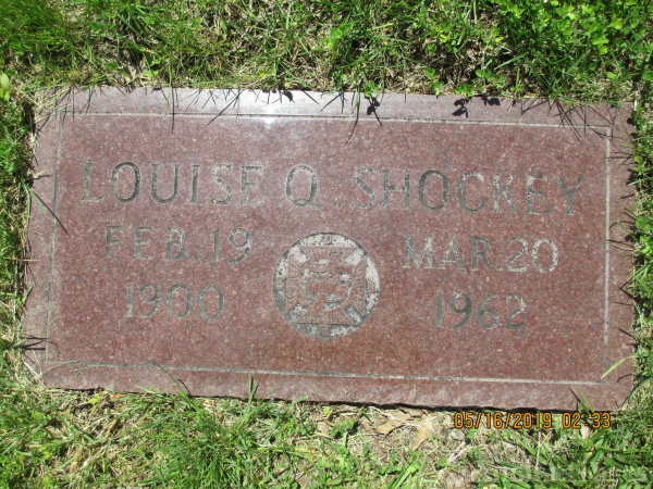 Louise Quintellia Jane (Lewis) Shockey