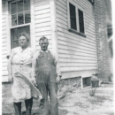 Circa 1910 Etta Clara Wylie Robinson b. 1984 - d. 1954 and Charles Robinson in Illinois