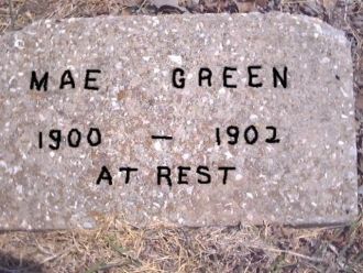 Avie Mae Green Headstone