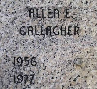 Cript of Allen E Gallagher (Paxson)
