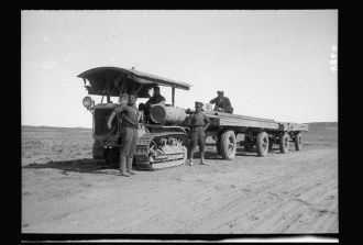 Iraq. Oil wells and camp of the Iraq Petroleum Company....