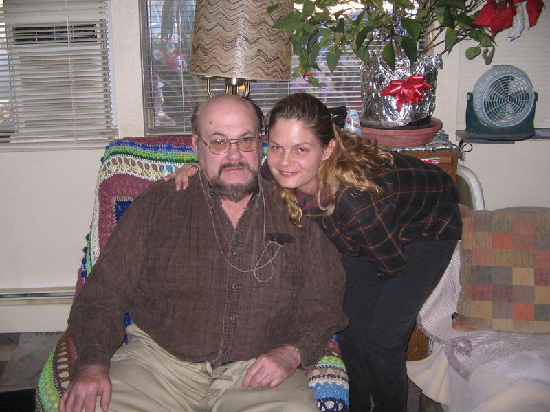 Tina and Dad.....their last photo together. 😭