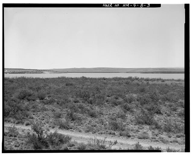 3. AVALON DAM - GENERAL VIEW OF AVALON RESERVOIR AND DAM...