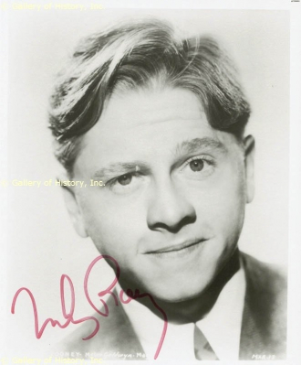 A photo of Mickey Rooney