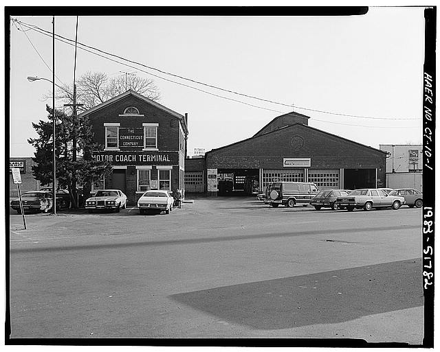 1. View of north elevation of trolley barn and office...