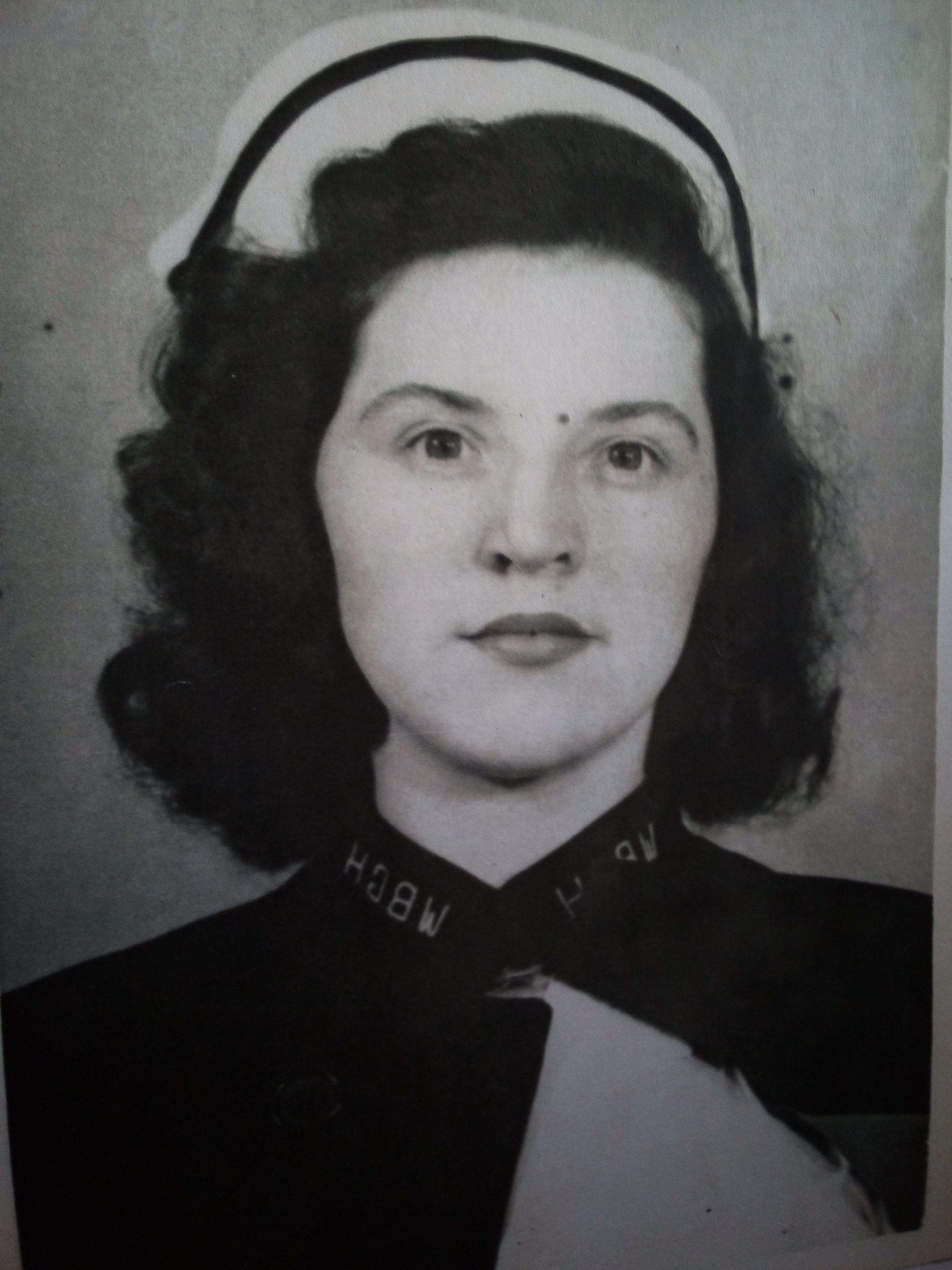 Mary in the Army Nurse Cadet Program during WW2