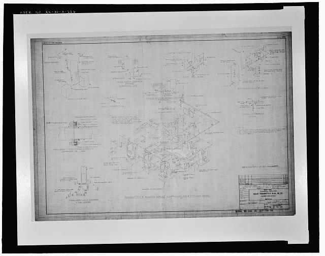 116. Back side technical facilities S.R. radar...