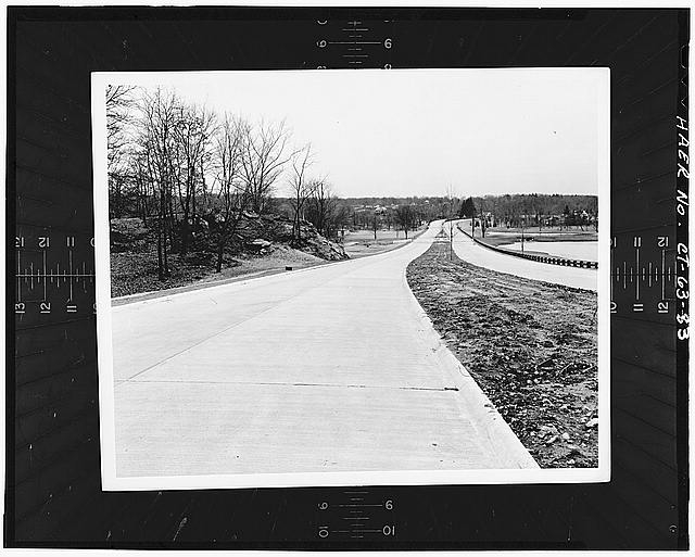 83. HISTORIC PHOTOGRAPH, VIEW LOOKING EAST TOWARD TOLL...