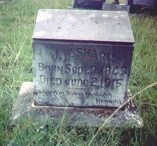 James Wallace Sharp Headstone
