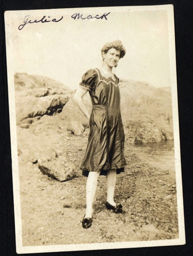 Julia Mack, Marblehead MA, early 1920s