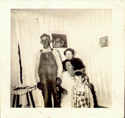 Grandpa and Grandma Adams