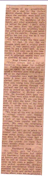 News Interview of Sarah Elizabeth (Carroll) Brown, Part V