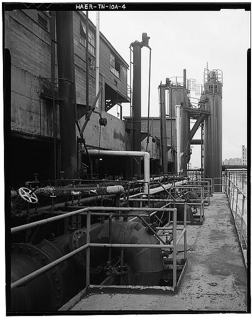 4. View of the NE side primary scrubbers with the...