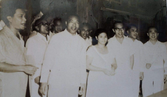Pedro Borgoña with Teresita 