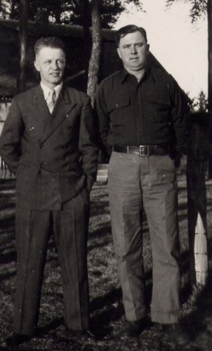 Charles Noble and Vern Francis