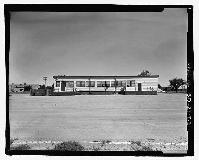 3. West back; view to east. - Ellsworth Air Force Base,...