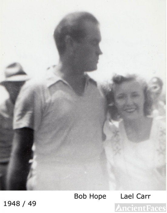 Bob Hope with Lael Carr