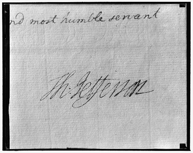 Jefferson signature
